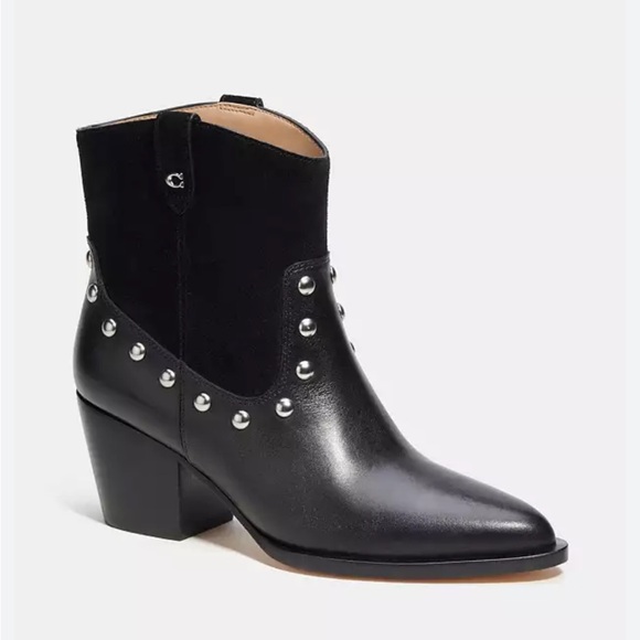 ❤️🔥❤️Coach Outlet Pauline Bootie - Black, Size - 7,5 - Picture 1 of 4